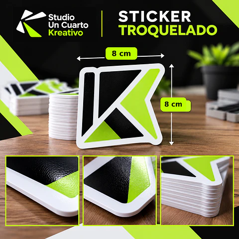 Etiquetas en PVC Autoadhesivas 8 x 8 CM