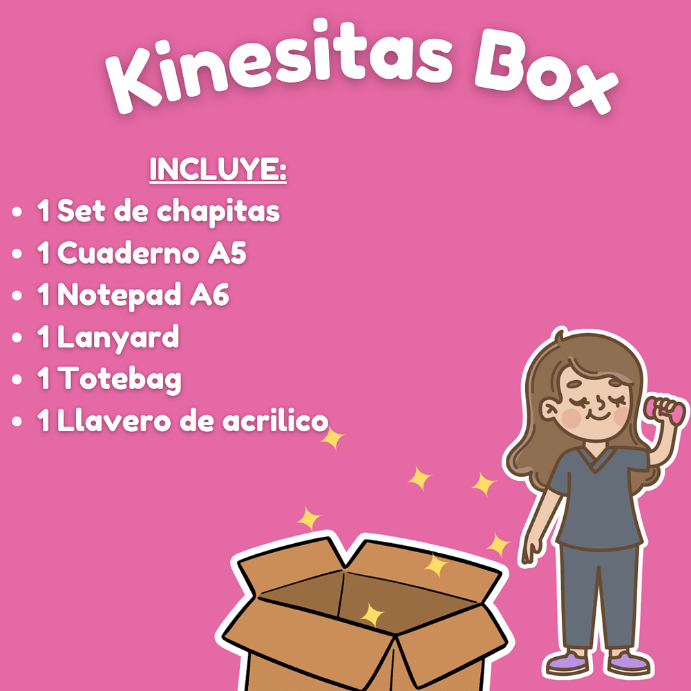 ¡ULTIMAS! Kinesita Box Pink
