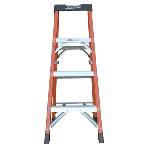 ESCALERA FIBRA DE VIDRIO TIJERA 127 CM / 4 PELDAÑOS
