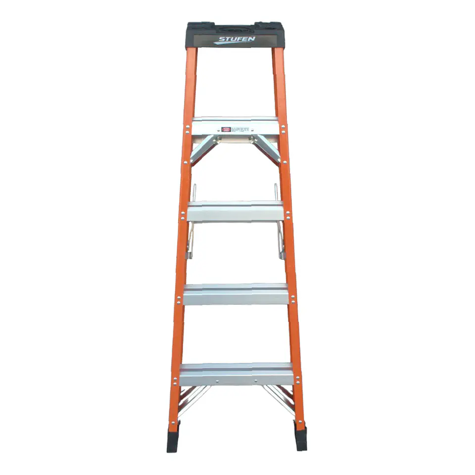 ESCALERA FIBRA DE VIDRIO TIJERA 157.5 CM / 5 PELDAÑOS 2
