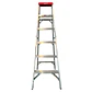 ESCALERA DE ALUMINIO TIJERA 1,72 METROS / 6 PELDAÑOS - Miniatura 2