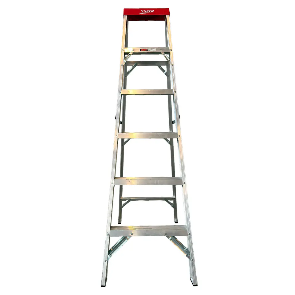 ESCALERA DE ALUMINIO TIJERA 1,72 METROS / 6 PELDAÑOS 2