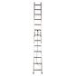 ESCALERA DE ALUMINIO TELESCÓPICA 4,0 METROS / 2x8 PELDAÑOS - Miniatura 4