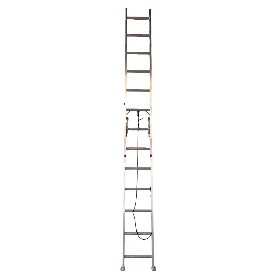 ESCALERA DE ALUMINIO TELESCÓPICA 4,0 METROS / 2x8 PELDAÑOS 4
