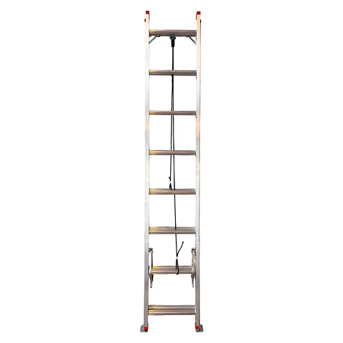 ESCALERA DE ALUMINIO TELESCÓPICA 4,0 METROS / 2x8 PELDAÑOS
