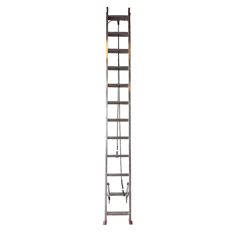 ESCALERA DE ALUMINIO TELESCÓPICA 6,4 METROS / 2x12 PELDAÑOS