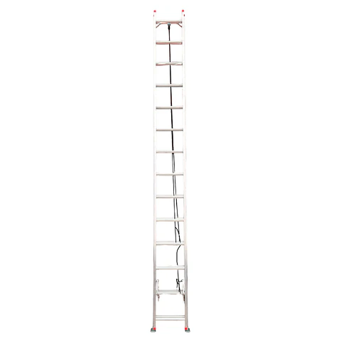ESCALERA DE ALUMINIO TELESCÓPICA 7,6 METROS / 2x14 PELDAÑOS