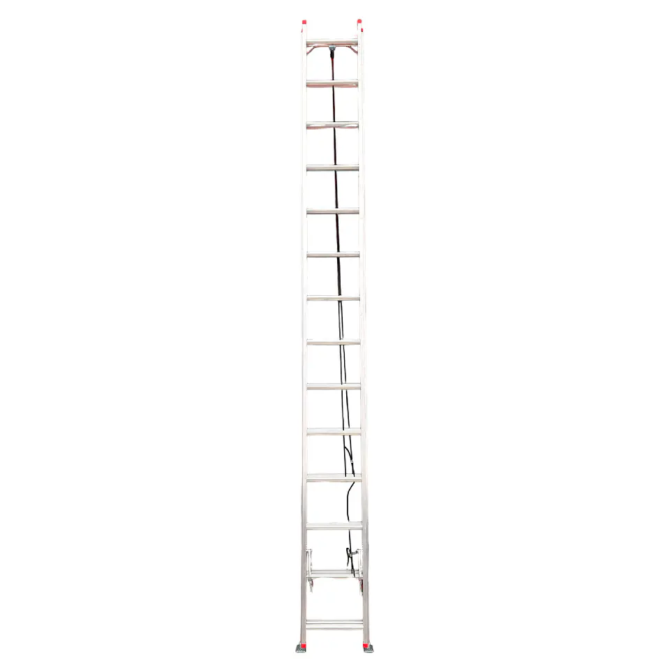 ESCALERA DE ALUMINIO TELESCÓPICA 7,6 METROS / 2x14 PELDAÑOS 2
