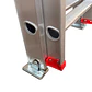 ESCALERA DE ALUMINIO TELESCÓPICA 6,4 METROS / 2x12 PELDAÑOS - Miniatura 5