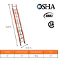 ESCALERA FIBRA DE VIDRIO TELESCÓPICA 5,29 METROS / 2x10 PELDAÑOS - Miniatura 2