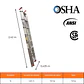 ESCALERA DE ALUMINIO TELESCÓPICA 4,0 METROS / 2x8 PELDAÑOS - Miniatura 2
