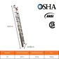 ESCALERA DE ALUMINIO TELESCÓPICA 5,2 METROS / 2x10 PELDAÑOS - Miniatura 2