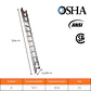 ESCALERA DE ALUMINIO TELESCÓPICA 6,4 METROS / 2x12 PELDAÑOS - Miniatura 2