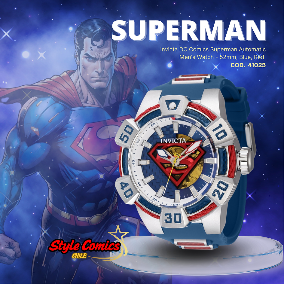 Invicta DC Comics Superman Automatic Cod.41025 3