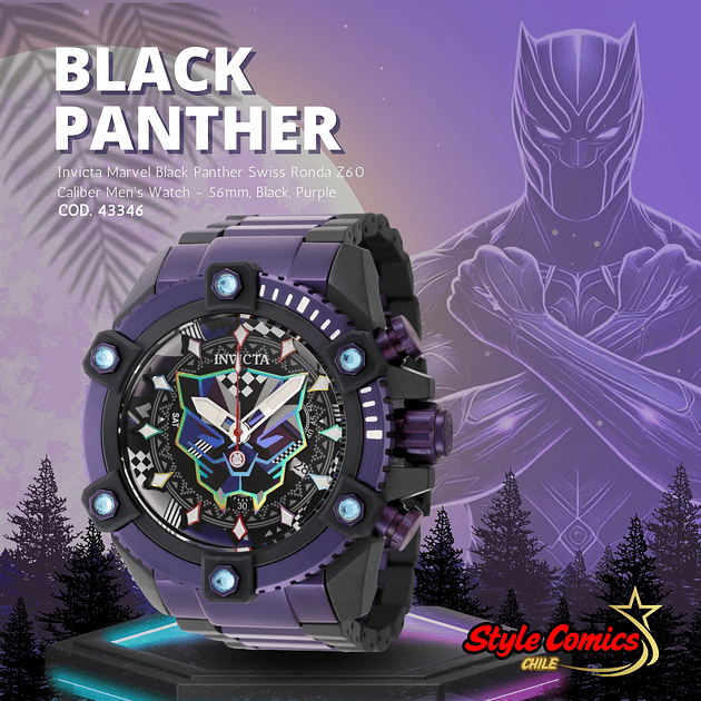 Invicta Marvel Black Panther Cod.43346 3