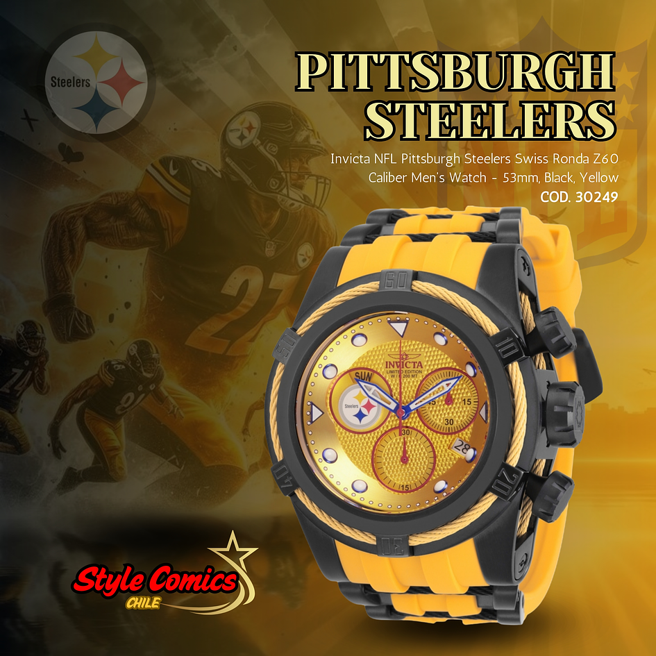 Invicta Nfl Pittsburgh Steelers Cod.30249 4