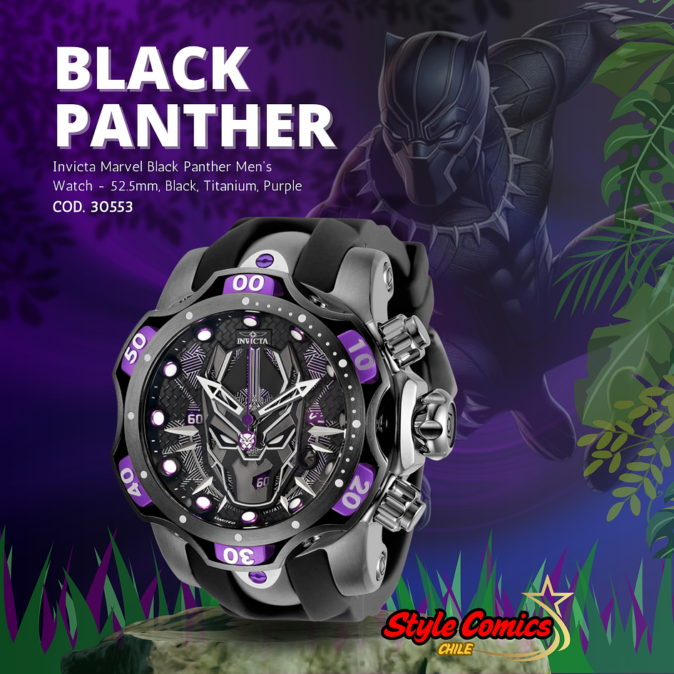 Invicta Marvel Black Panther Cod.30553 4