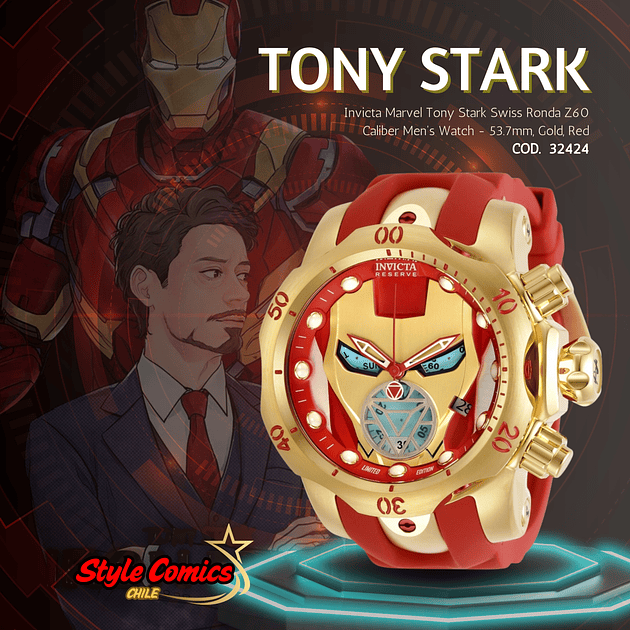 Invicta Marvel Tony Stark Cod.32424 4