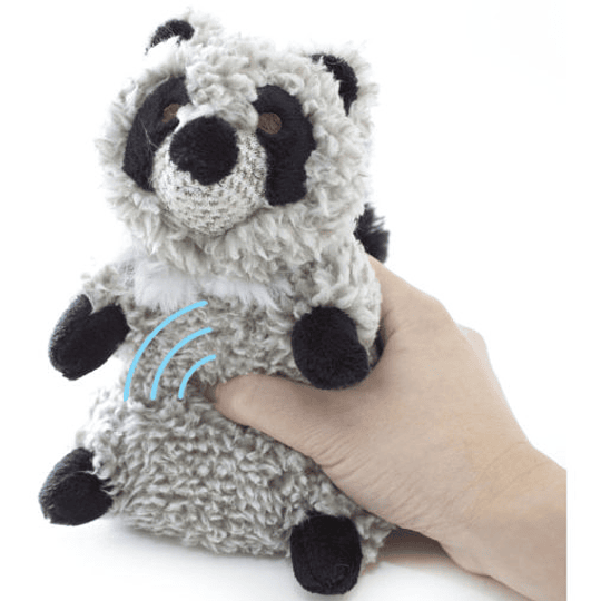 Mapache de Peluche con Chirriador