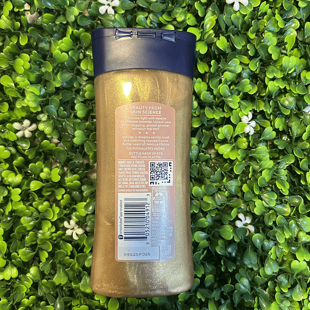 Aceite de gel corporal - Vaseline Glazed & Glisten Vanilla Cocoa