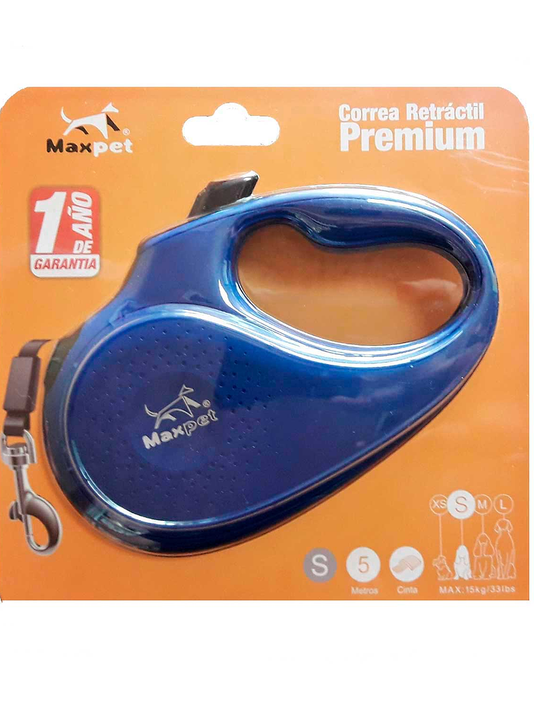 Max Pet Correa Retráctil Premium TALLA S 1