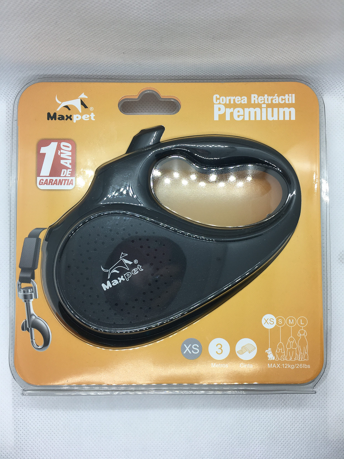 Max Pet Correa Retráctil Premium TALLA XS 1