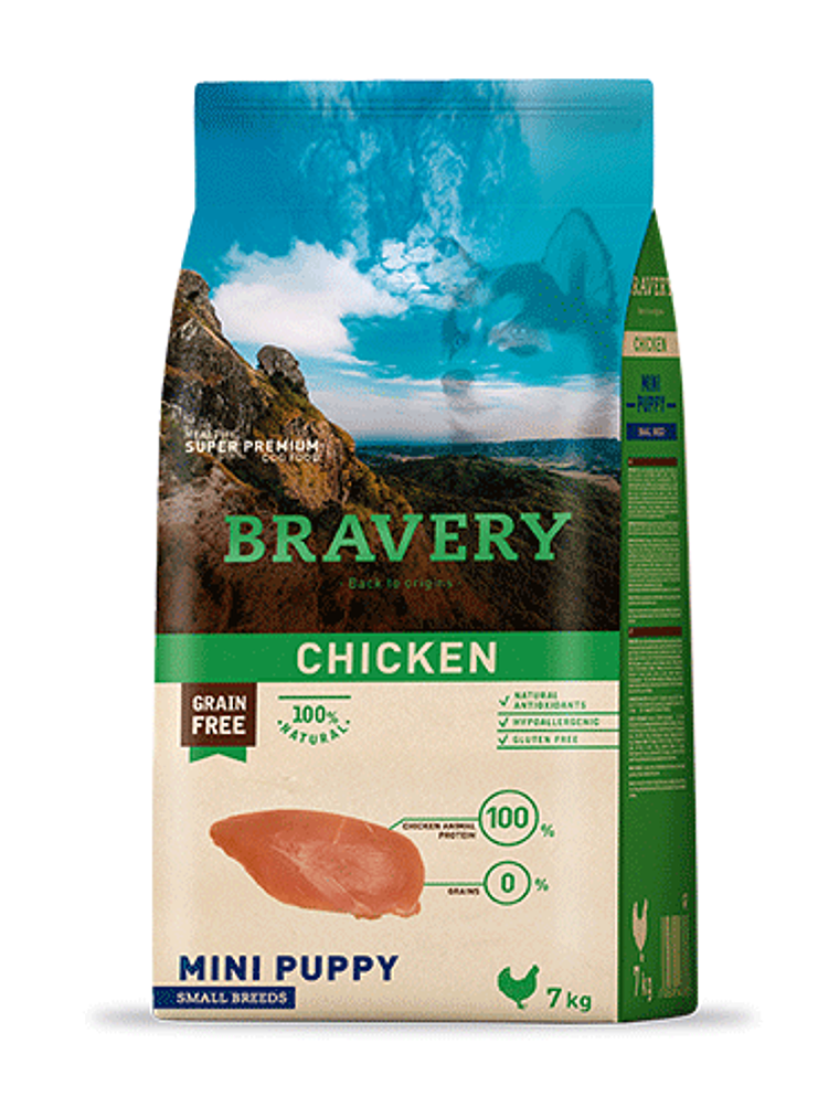 Bravery Chicken Mini Puppy Small Breeds 7 Kg 1