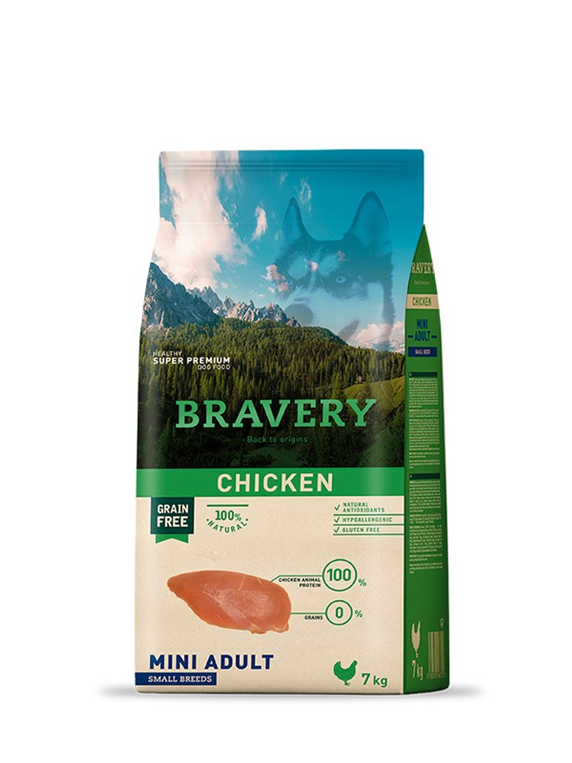BRAVERY CHIKEN MINI ADULT SMALL BREEDS 2KG  1