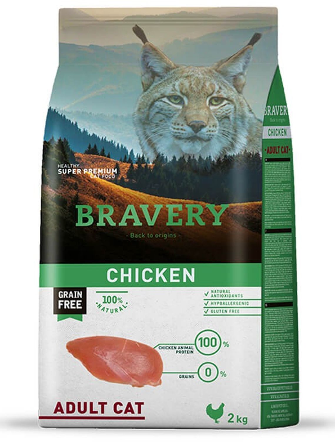 Bravery Chicken Adult Cat 2Kg 1