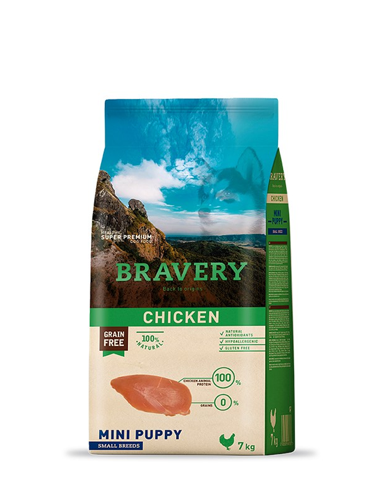 Bravery Chicken Mini Puppy Small Breeds 2 Kg 1