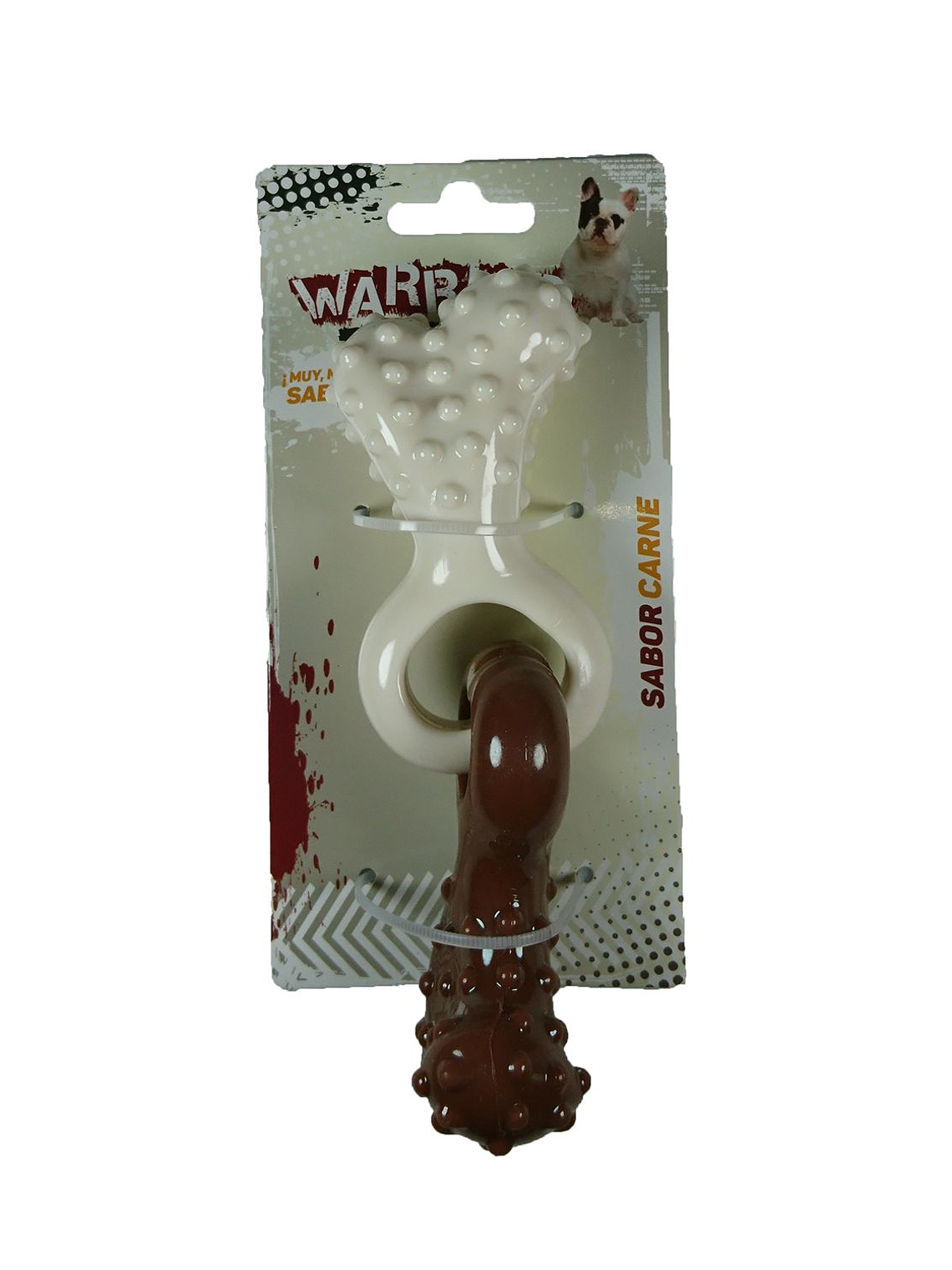 Juguete Para Perros Warrior Hueso Doble Saborizado 1
