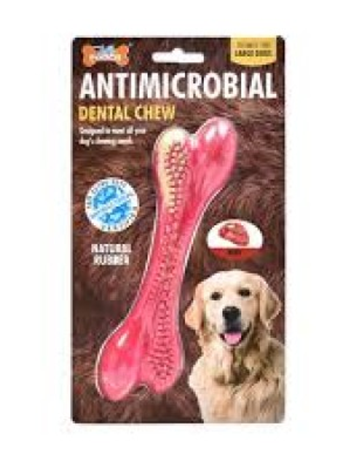 Antimicrobial Hueso Sabor a Carne Grande 1