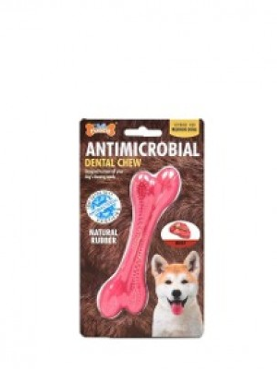 Antimicrobial Hueso Sabor a Carne Mediano 1