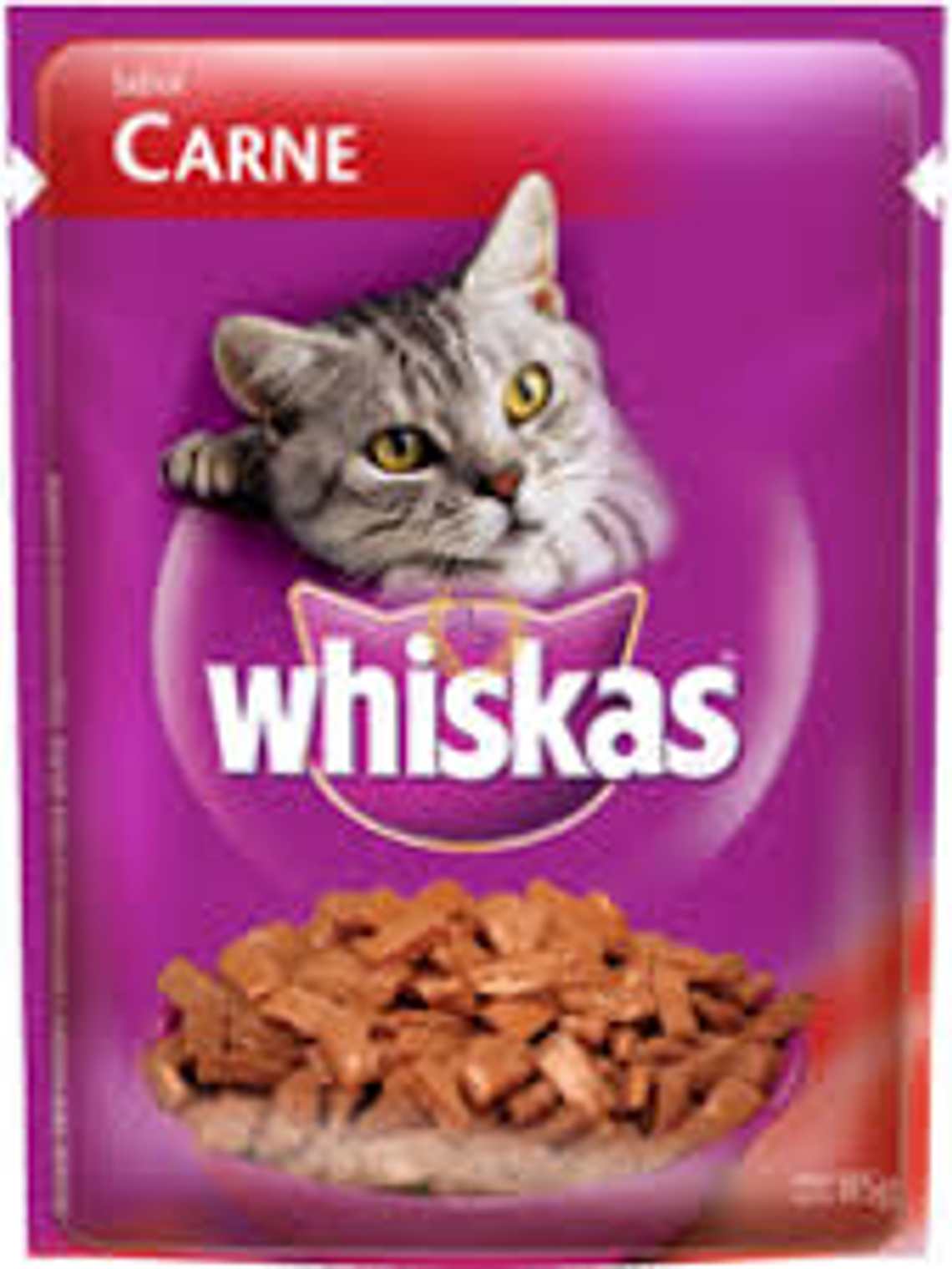 sachet whiskas carne 1