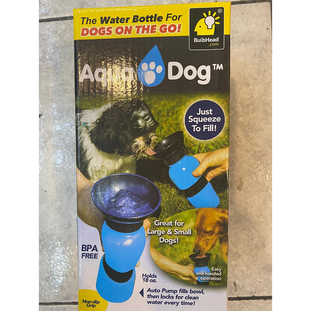 Botella de agua DOG 