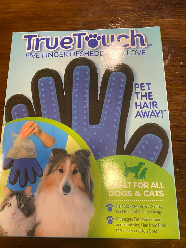 guante para peinar perro o gato 1