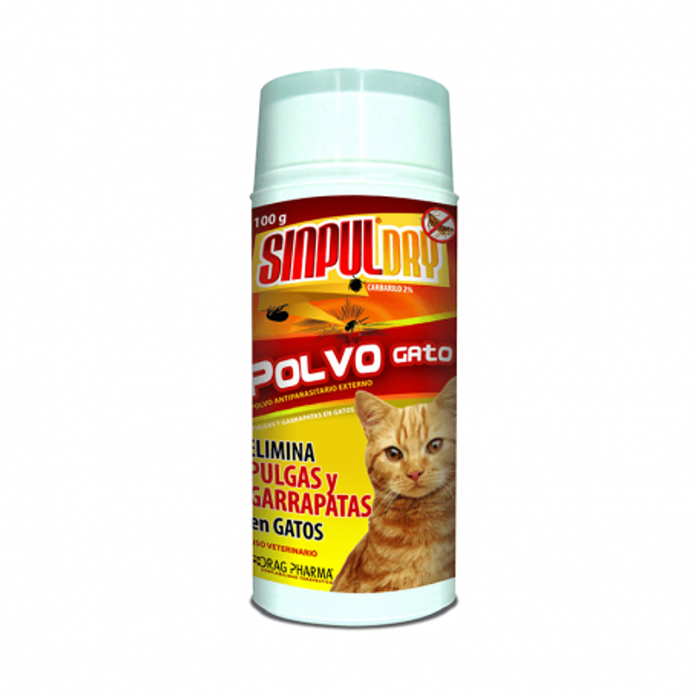 SinpulDry Talco Anti-pulgas Para Gatos  