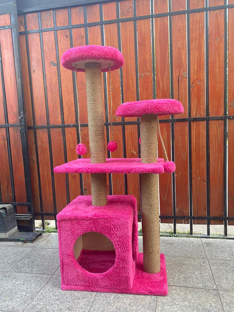 Rascador Producción Nacional 4 Niveles  1