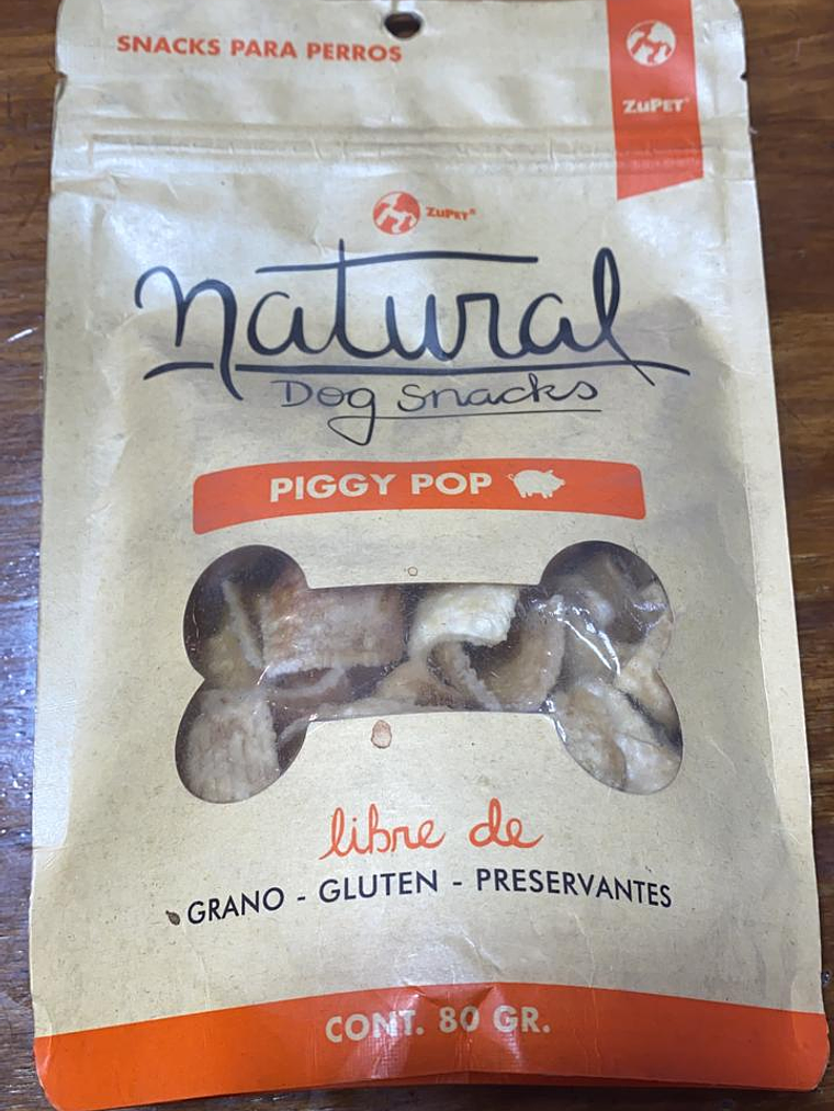 snack natural dog piggy pop 1