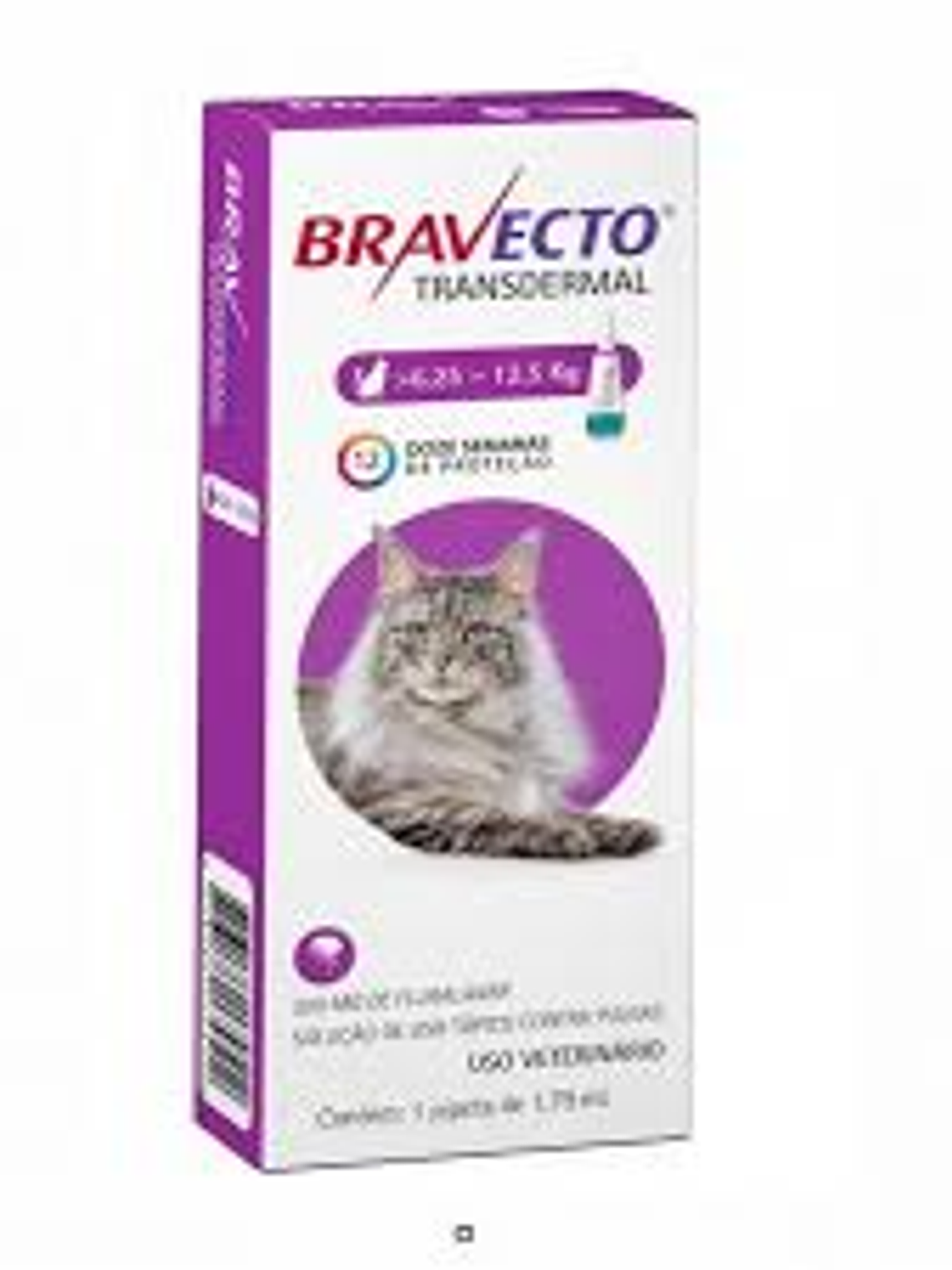 Bravecto para Gato  (6.25kg - 12.5 Kg)  1