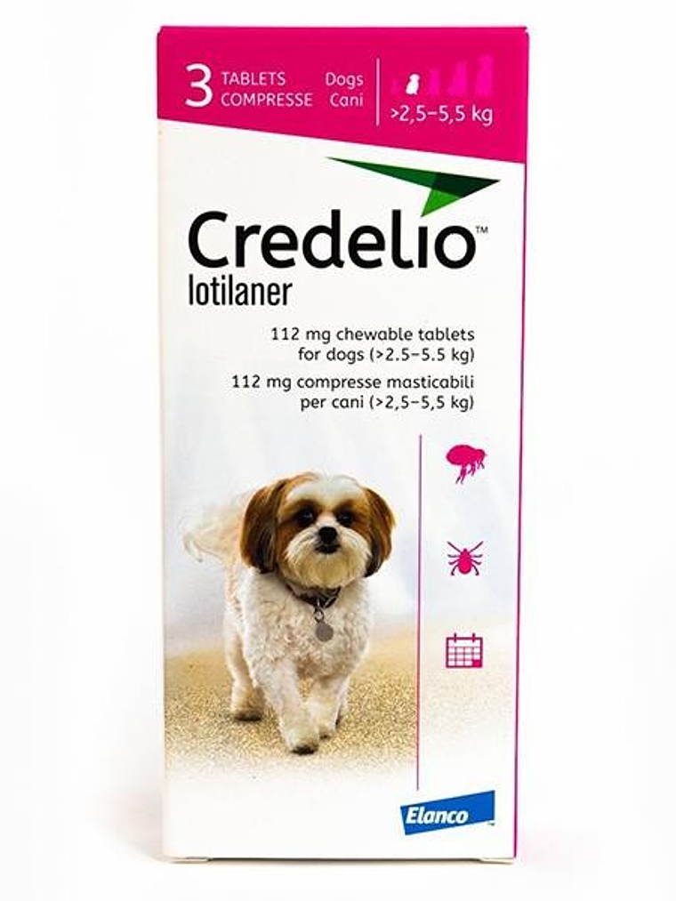 Credelio (2.5-5kg) 3 Comprimidos 1