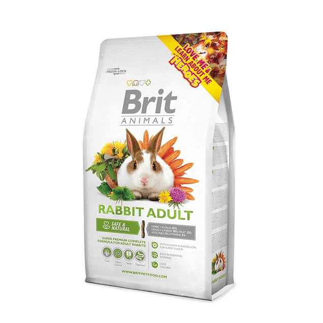 brit animals rabbit adult 1,5kg