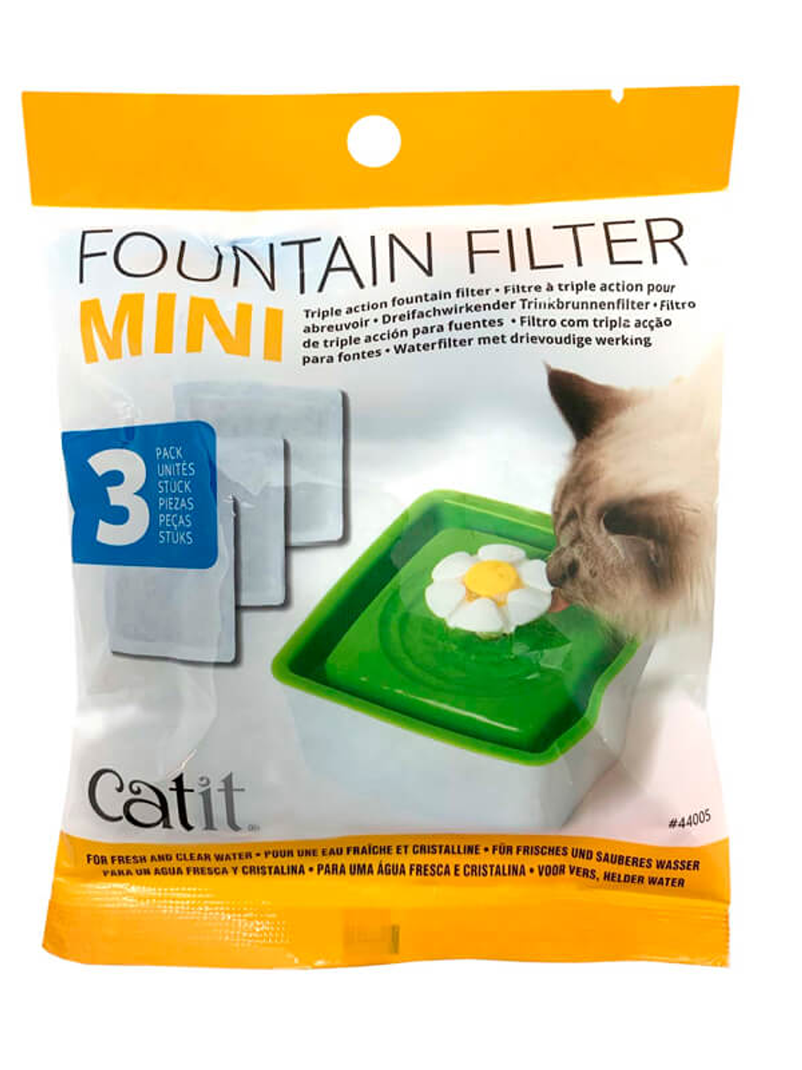 Catit Pack 3 Filtros Para Fuentes Agua Mini 1