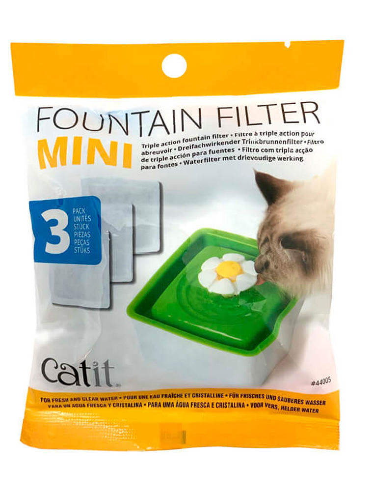 Catit Pack 3 Filtros Para Fuentes Agua Mini 1