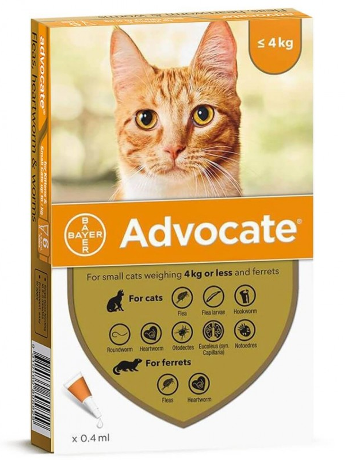 Advocate para Gato (Hasta 4kg) 1