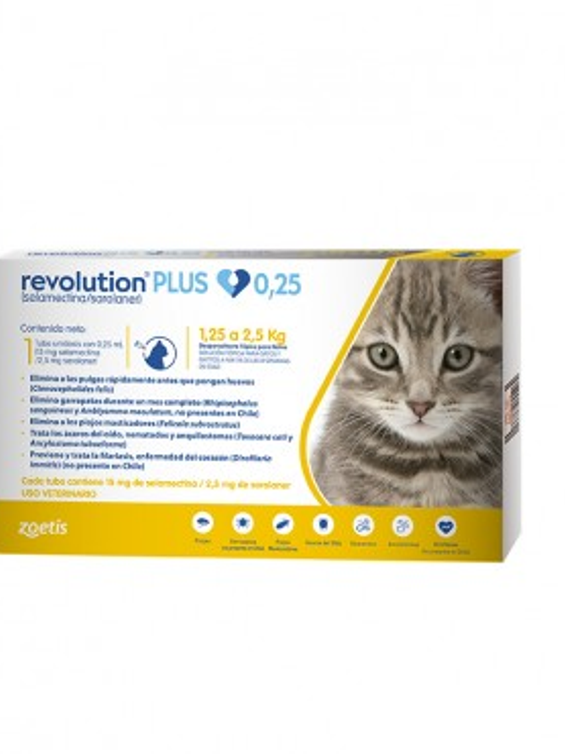 Revolution Plus Para Gato (1,25 - 2,5kg) 1