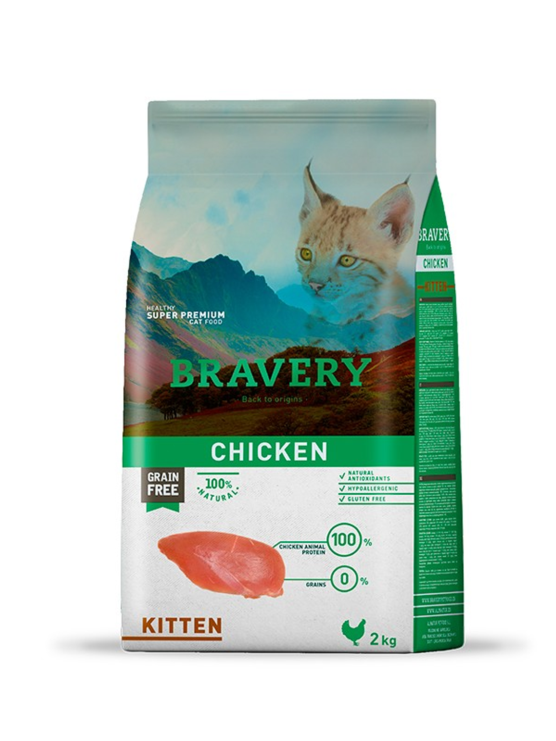 Bravery Chicken Kitten 2kg 1
