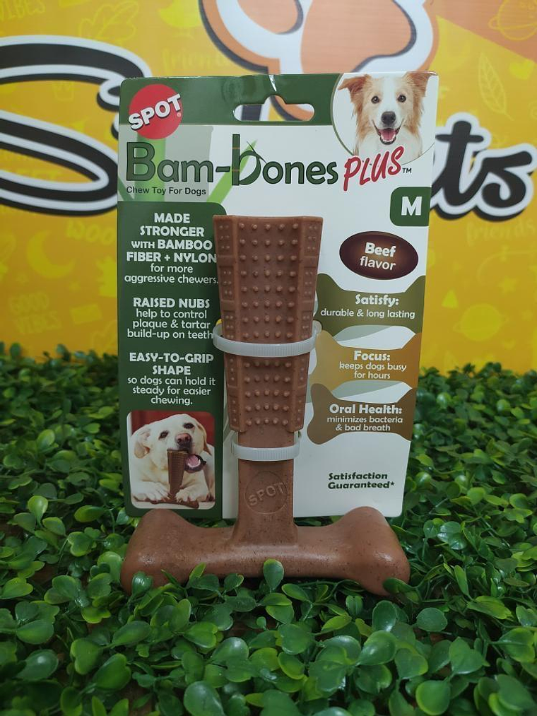 Bam-Bone Hueso (Tipo T) Sabor Carne Mediano (54491) 2
