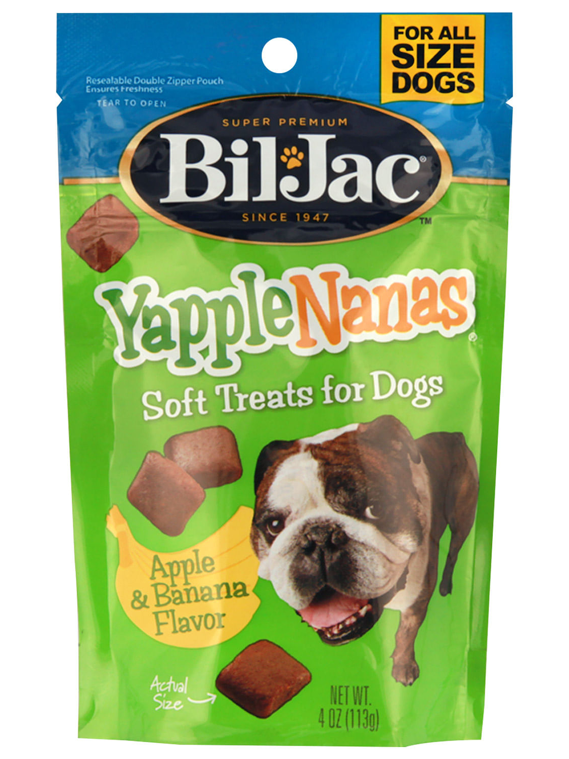 Snack Bil Jac YappleNanas (Manzana y Banana) 1