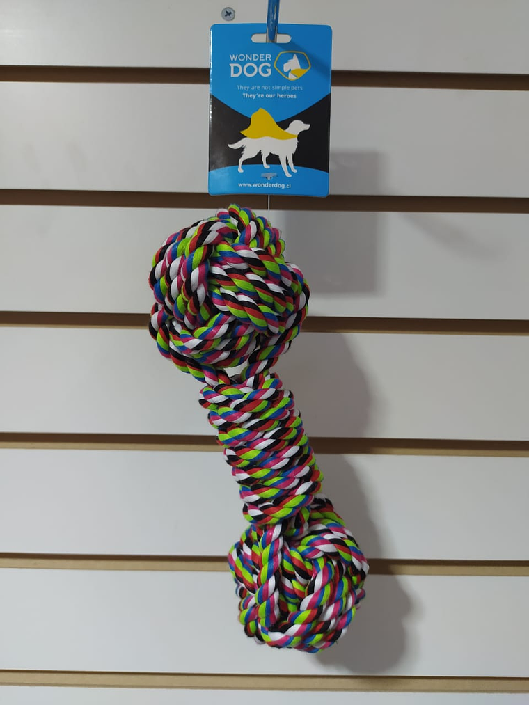 Juguete algodón en forma de hueso 1